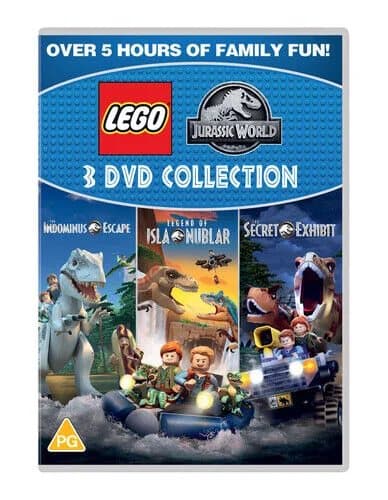 LEGO Jurassic World: Triple Collection DVD (2020) Andrew Duncan Cert PG 4 Discs Region 2