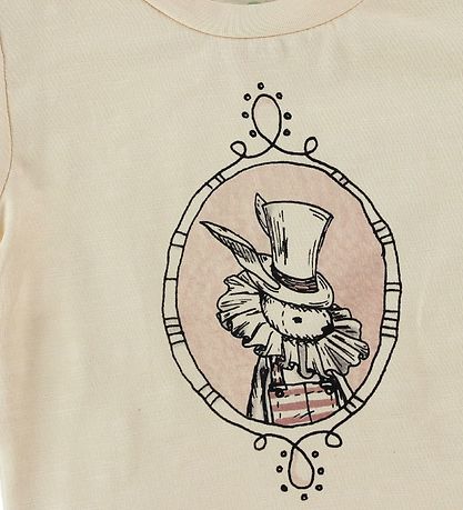En Fant T-Shirt - Lys Persken m. Kaninchen