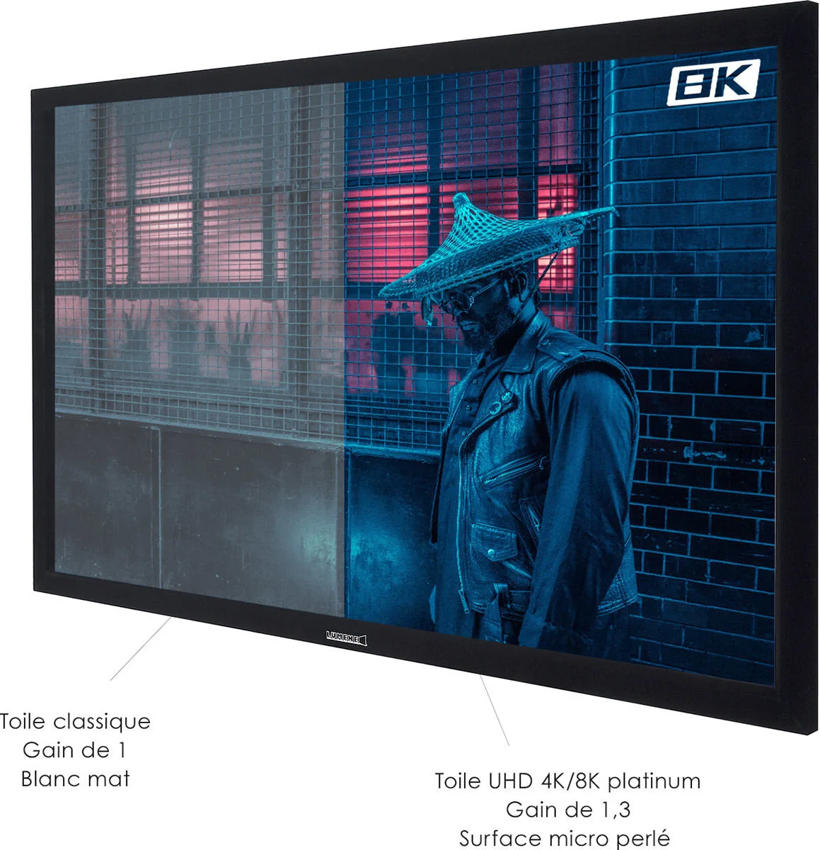 Lumene Movie Palace UHD 4K/8K Platinum 350C (16:9) Écrans de projection fixes