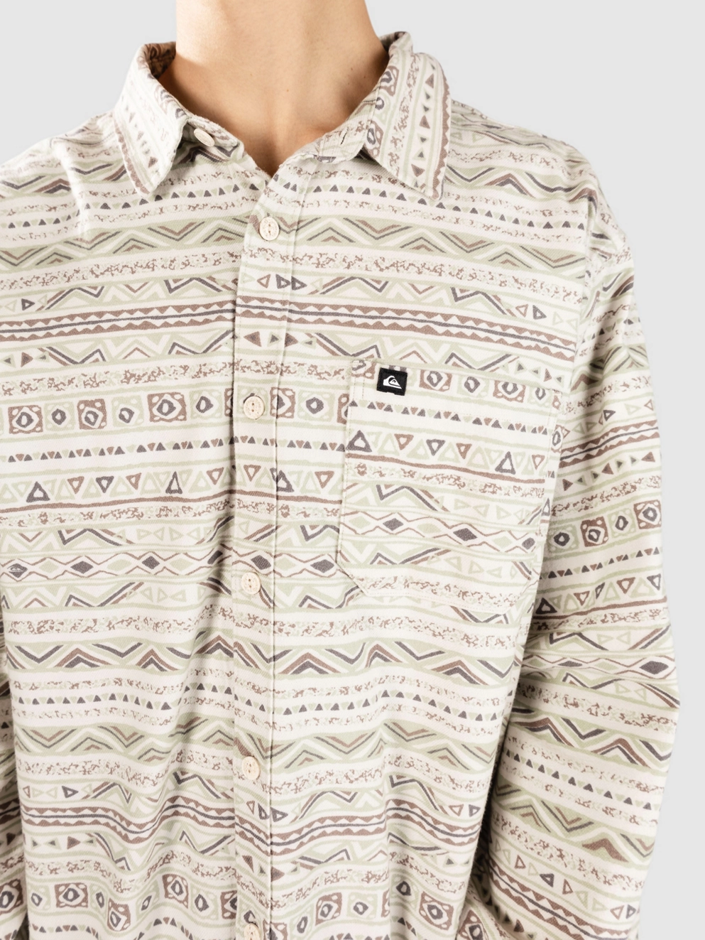 Quiksilver Aop Classic Flannel Shirt desertsage aop classic fl