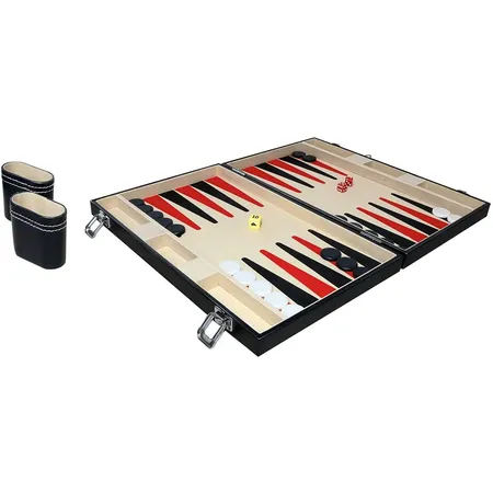 Noris Spiele Deluxe Backgammon Koffer - 15