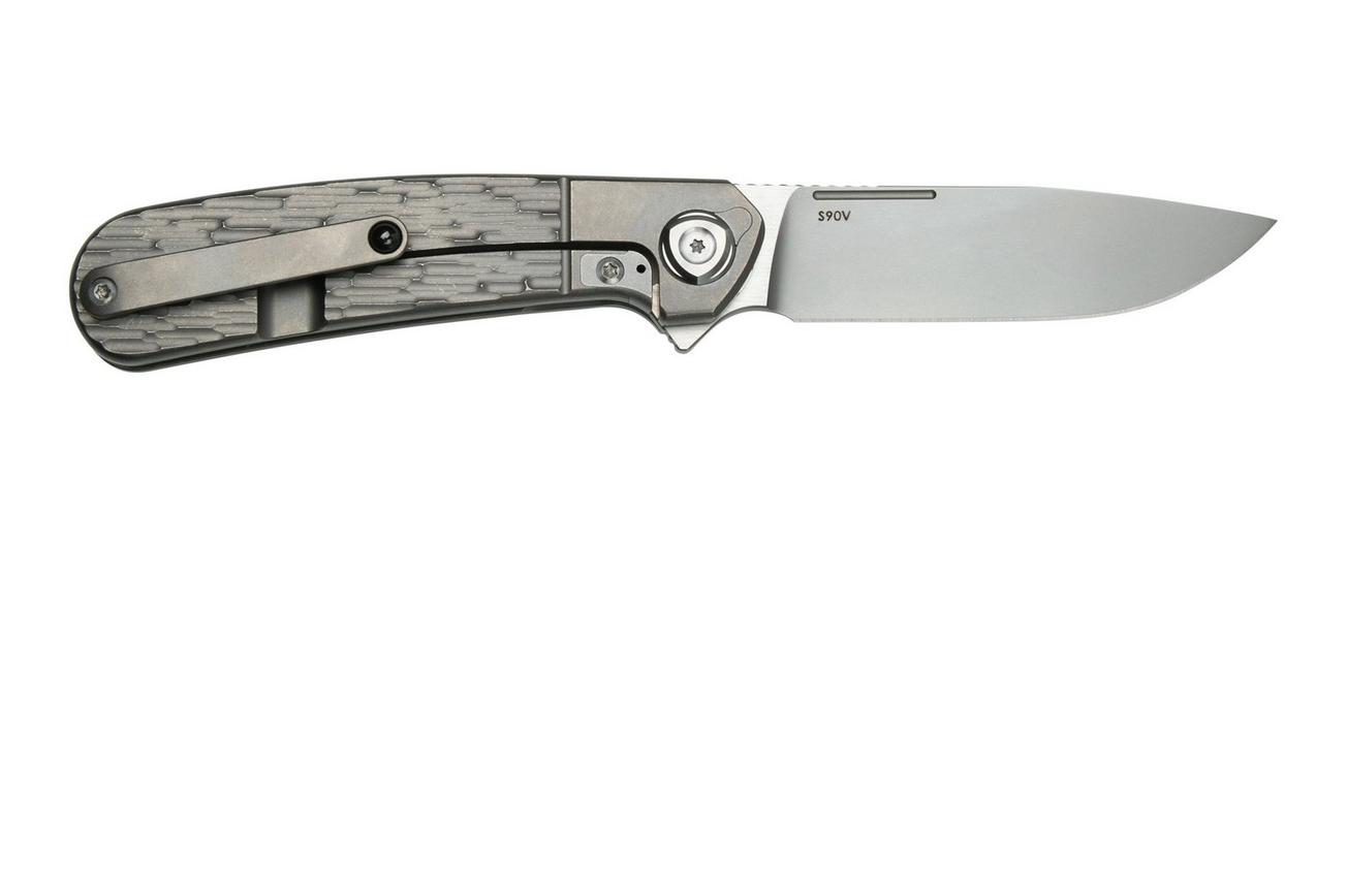 Liong Mah L1 Textured Titanium, L1-TT zakmes