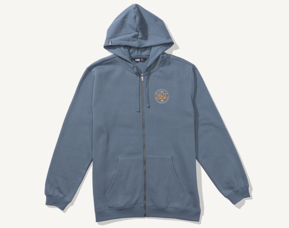 Salty Crew Legendary Zip Fleece Slate