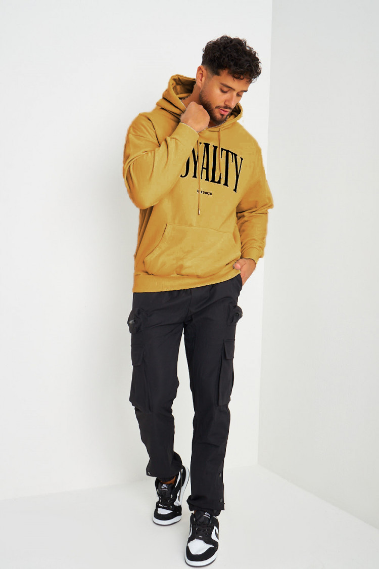 Sweat à capuche camel 