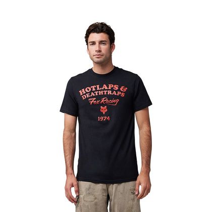 T-Shirt manches courtes Fox HOTLAPS - Noir