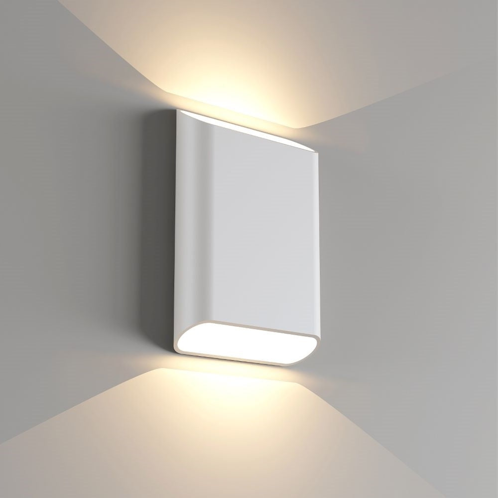 Artdelight Wandlamp Diaz-L Wit Led 2 x 6Watt IP65