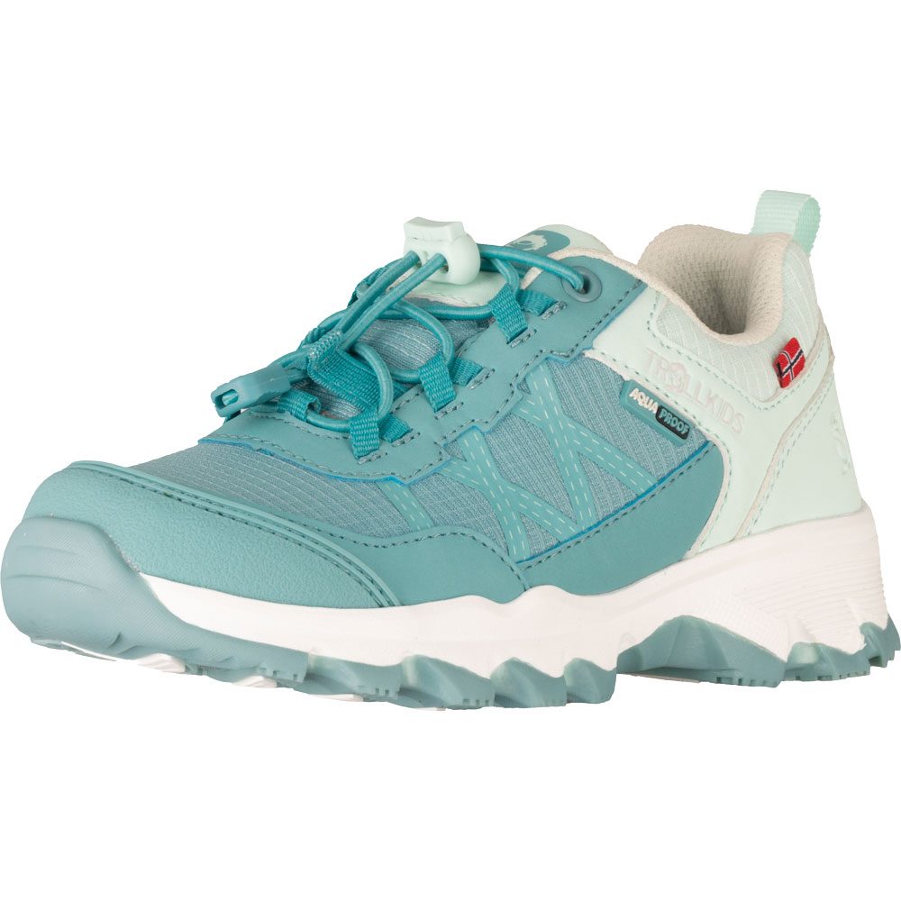 Trollkids Trolltunga Hiker Low XT Wanderhalbschuhe Kinder aqua haze