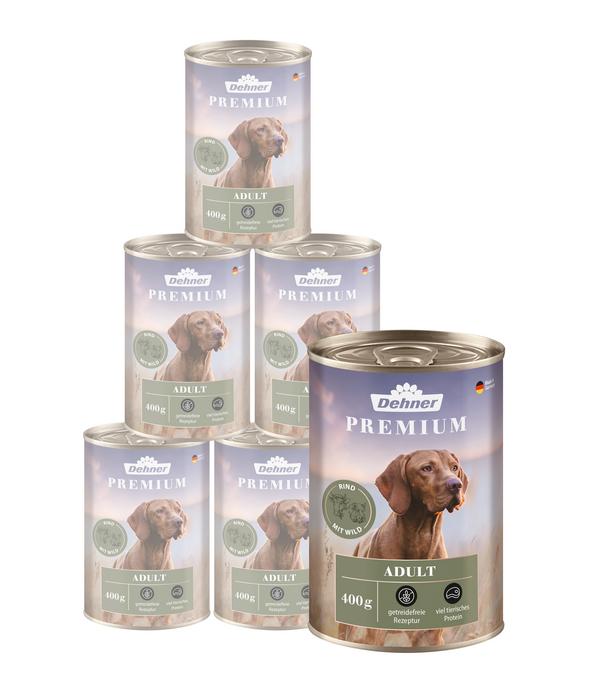Dehner Premium Nassfutter für Hunde Adult