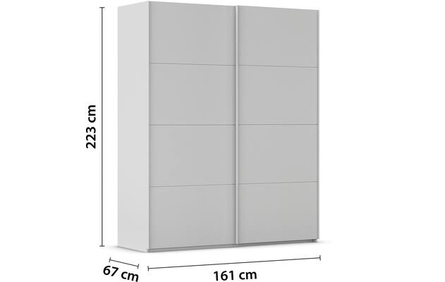Kledingkast Finca Mat Glas
