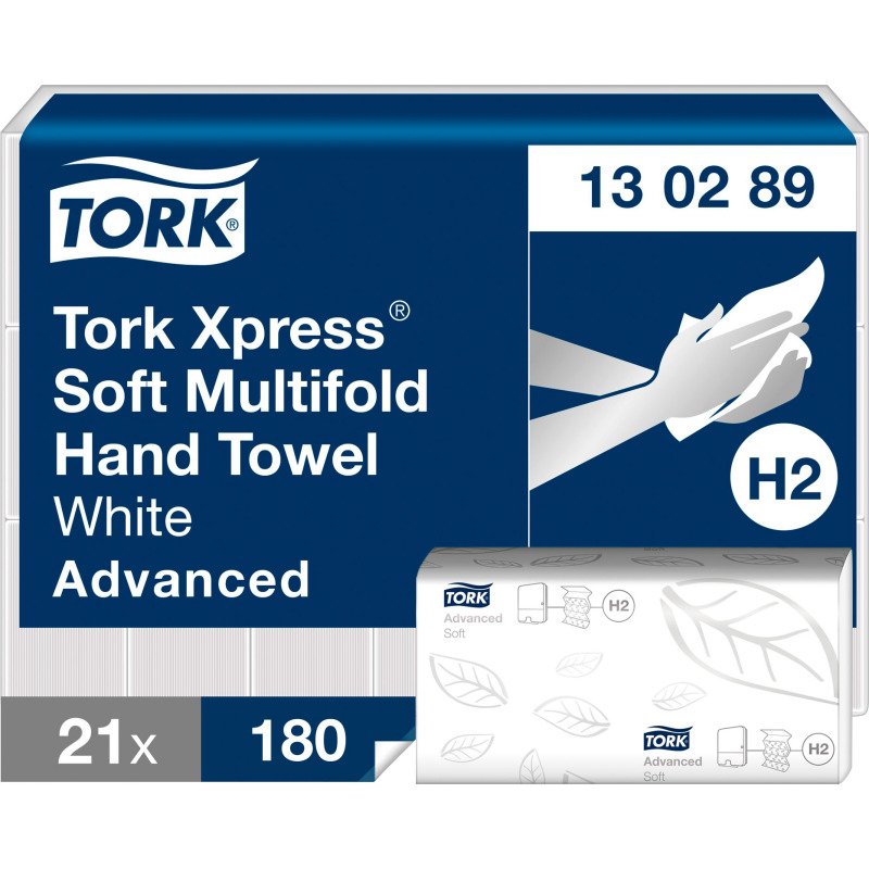 Essuie-mains ipliage enchevêtré Tork Advanced H2 - Colis de 3780