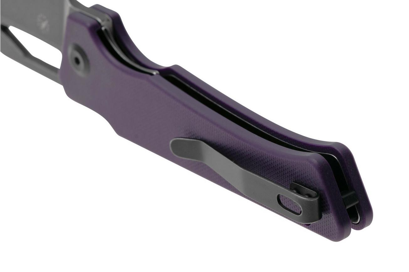 Kansept Egress T1033A3 Purple G10, Blackwashed 14C28N, zakmes