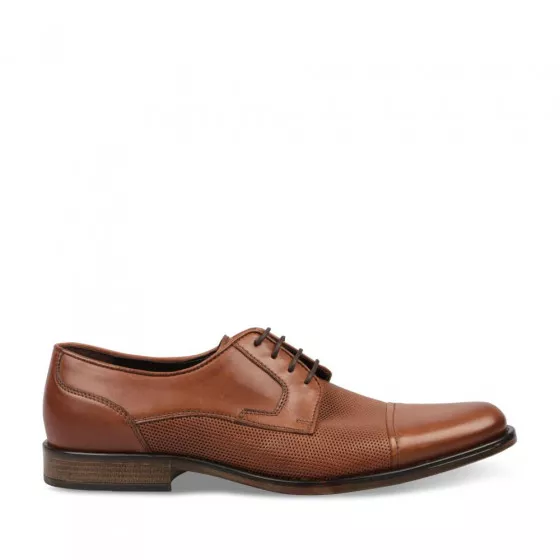 Derbies MARRON B-BLAKE CUIR