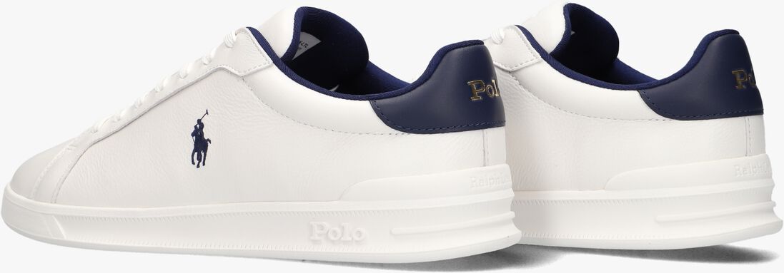 witte polo ralph lauren lage sneakers heritage court ii