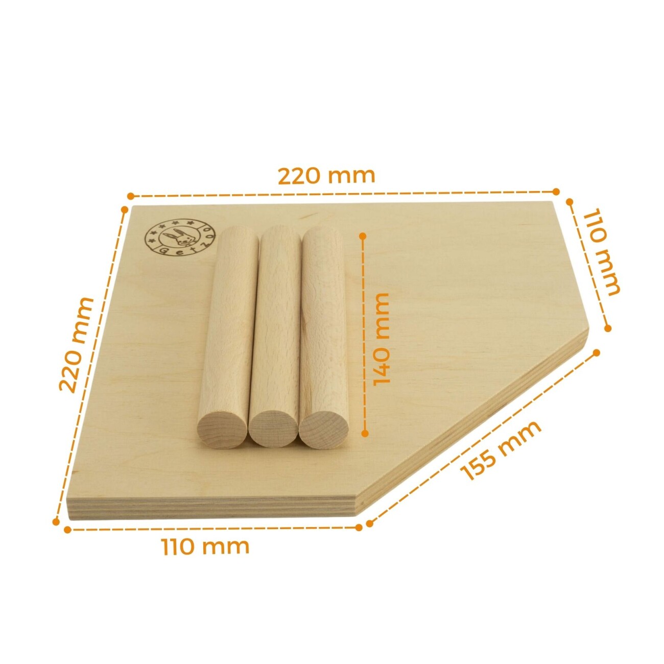 Getzoo Ecketage (22x22cm) 22 cm, 14 cm