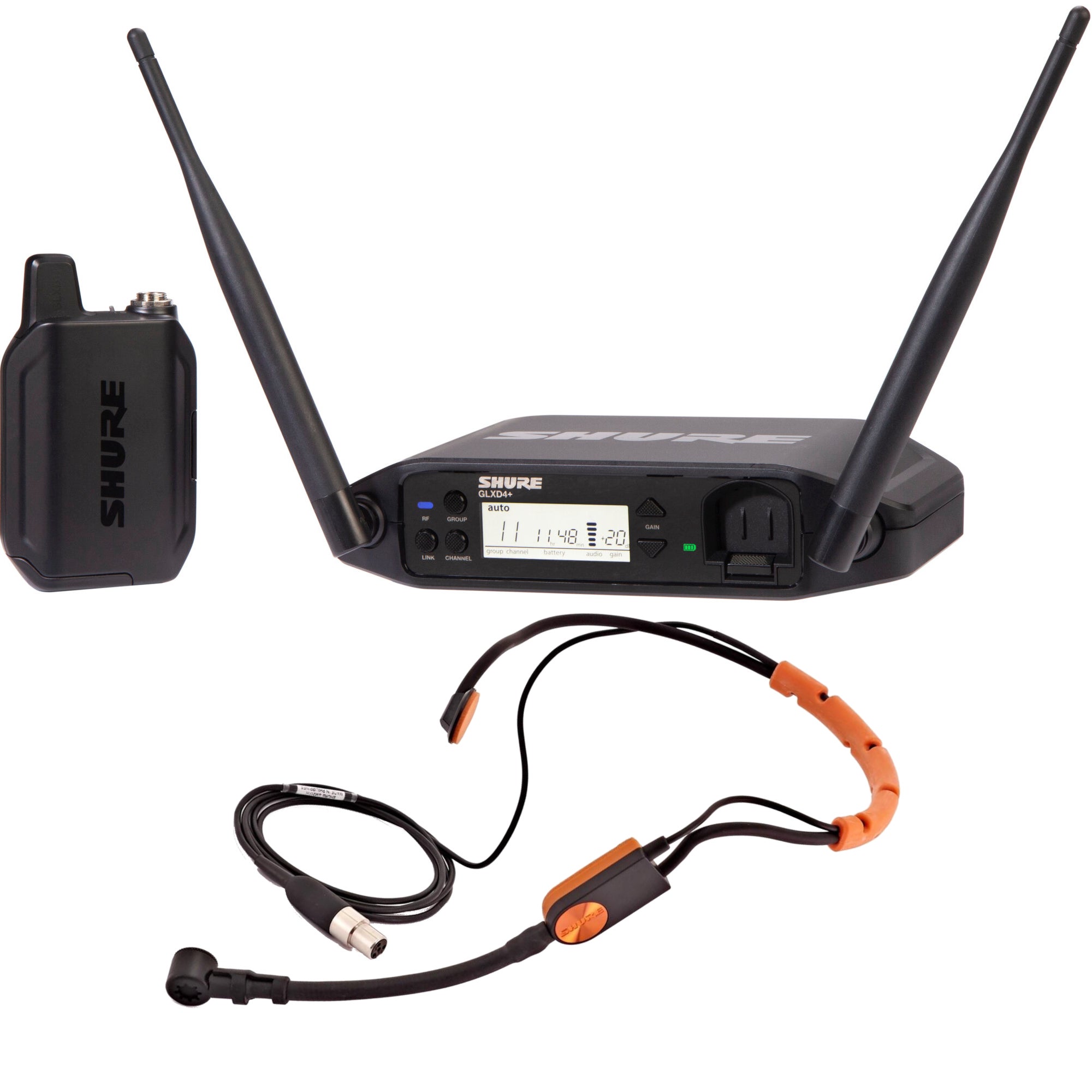Shure GLXD14+/SM31 digitaal draadloos headsetsysteem