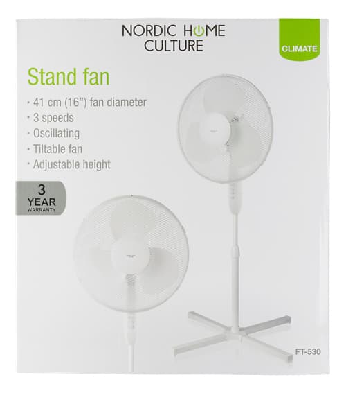 NORDIC HOME CULTURE Gulvplade, 410 mm, tre hastigheder