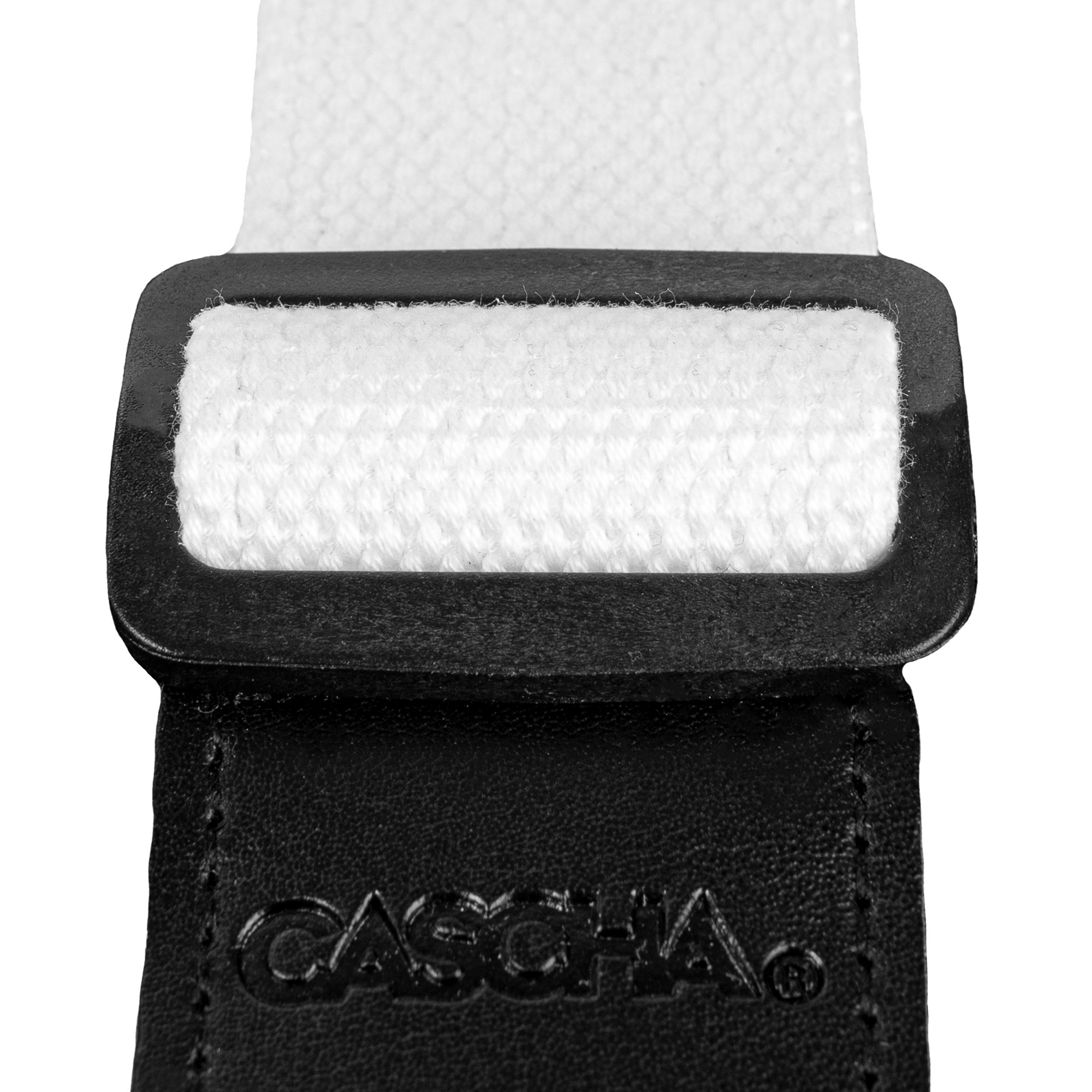 Cascha HH 2285 ukelele draagband katoen wit