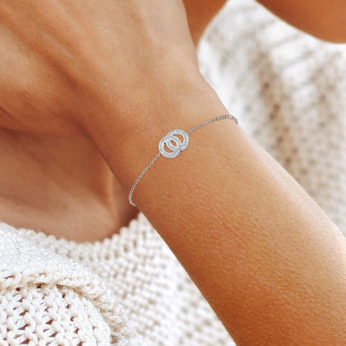 Bracelet SC Crystal orné de Cristaux scintillants