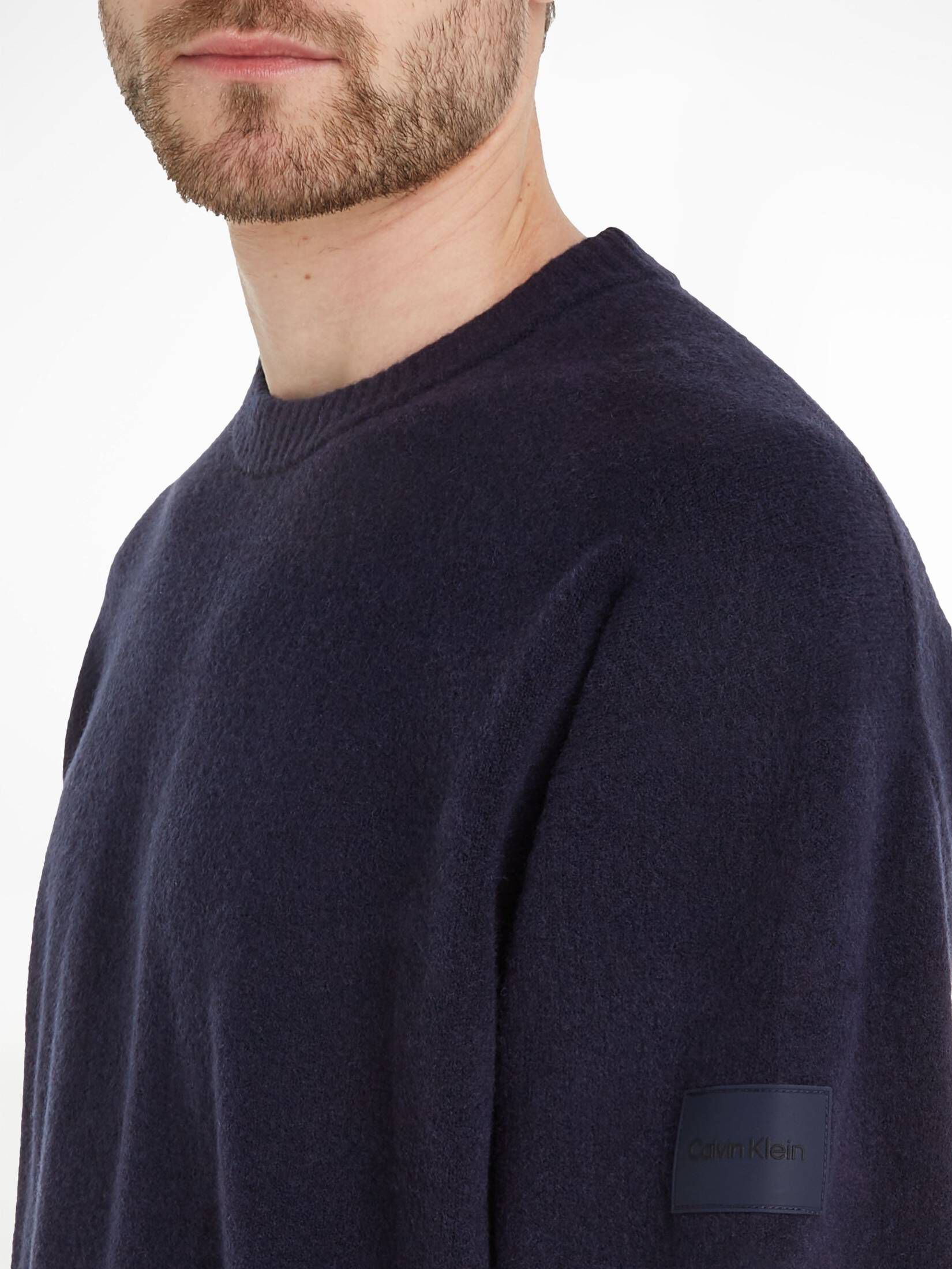 CALVIN KLEIN| Herren Strickpullover LYCRA BLEND COMFORT FIT SWEATER