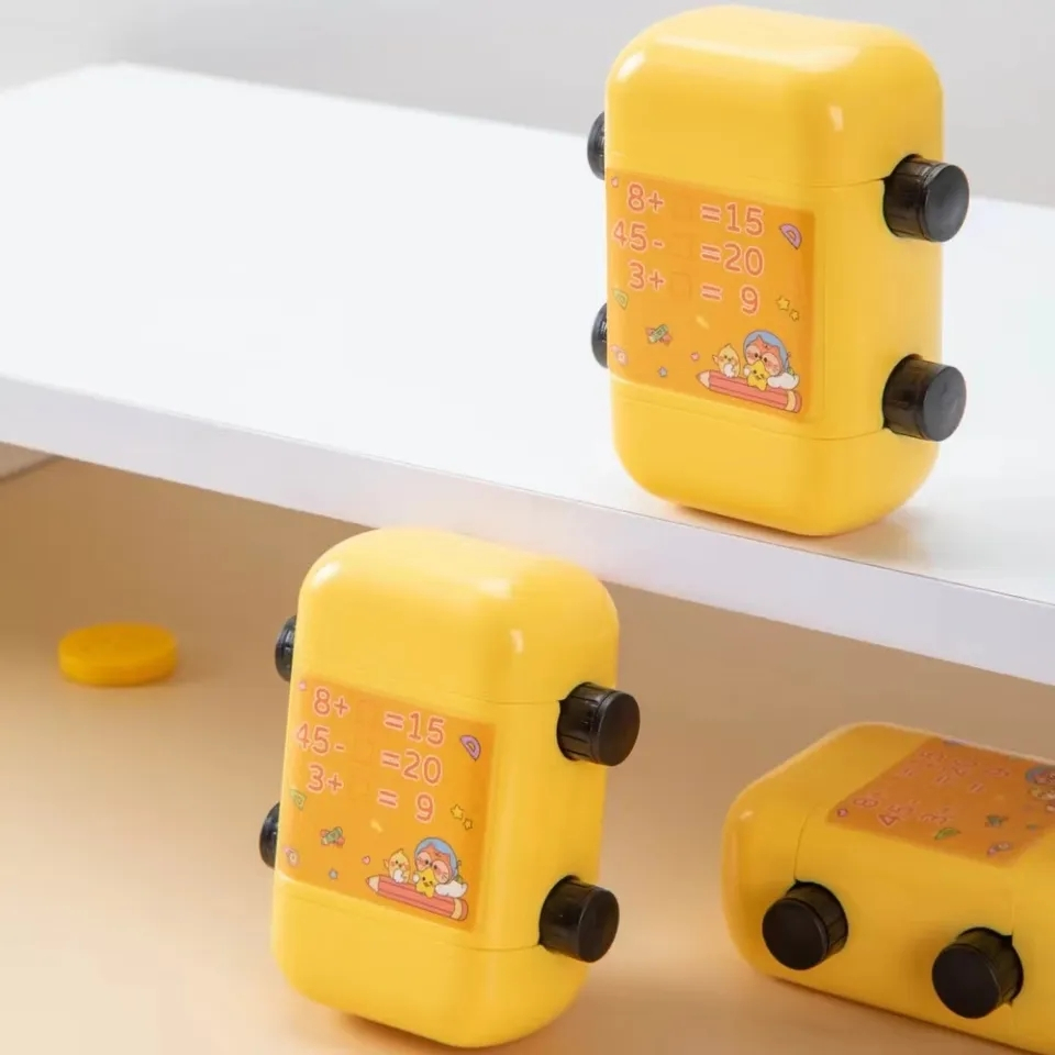 Mathematik Stempel Roller Mathe Rechenaufgabe Rollstempel Grundschul Kinder Lernspiel Addition / Subtraktion