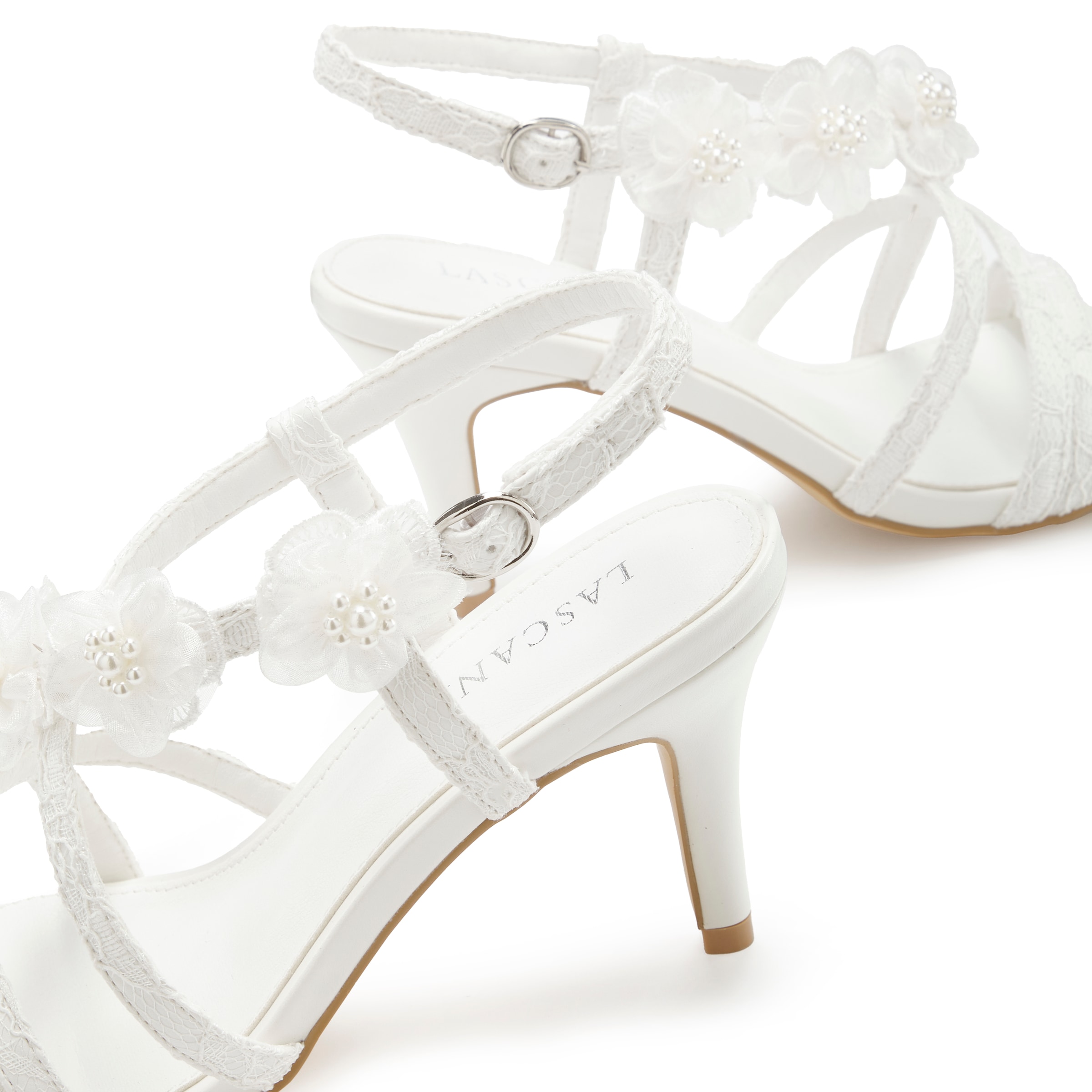LASCANA High-Heel-Sandalette »Riemchenschuh mit Absatz,«  Romantische Sandalette, Sommerschuh