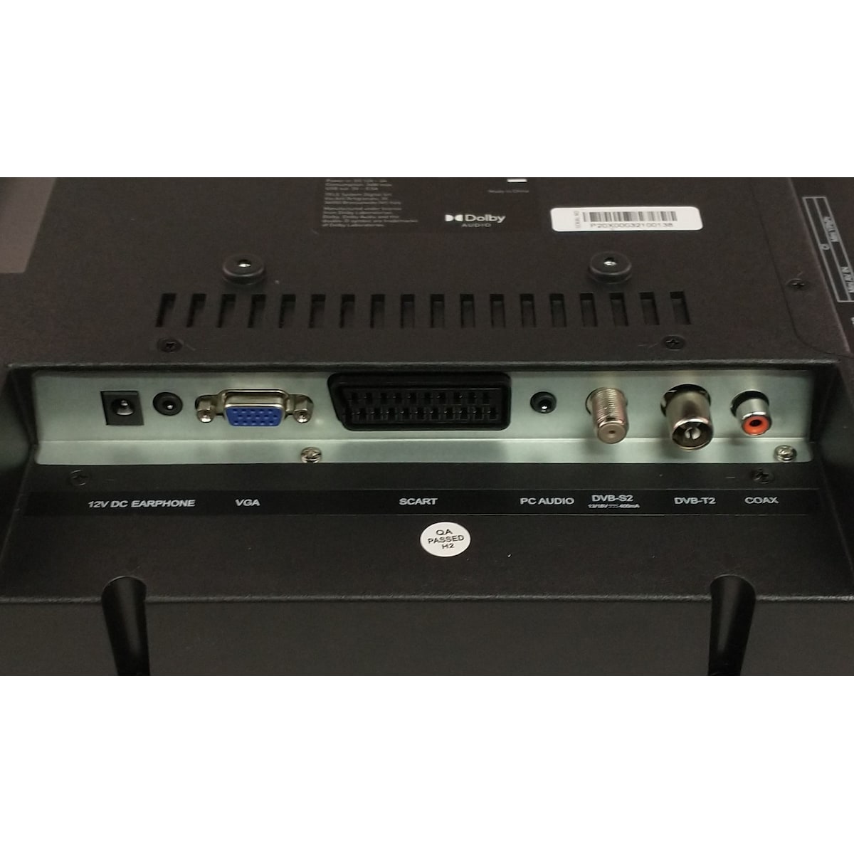 TV 20 tommer 12V DC 100-240V for båt campingvogn bobil DVB-T2 DVB-S2 VESA 100x100