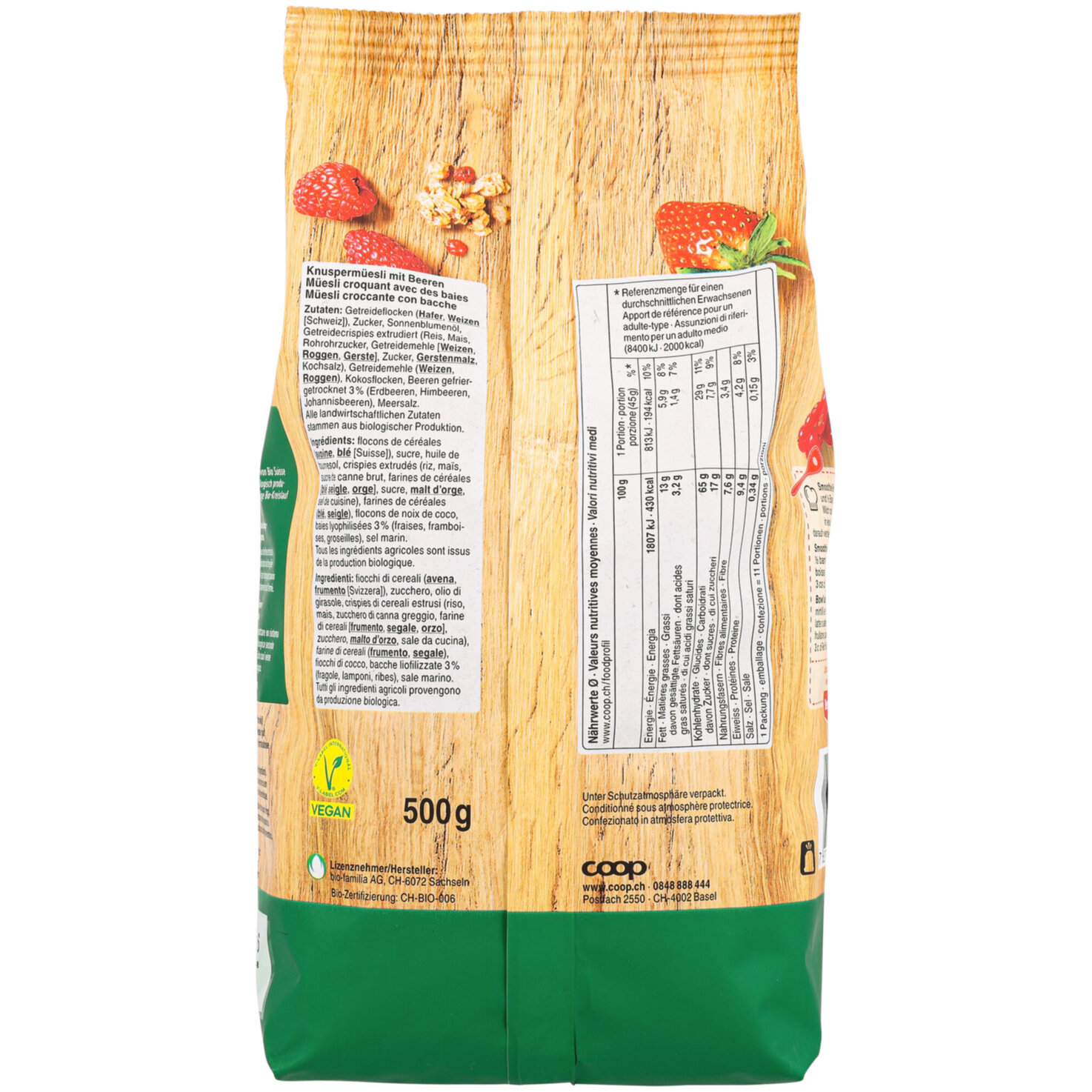 Naturaplan Bio Crunchy Red Fruit