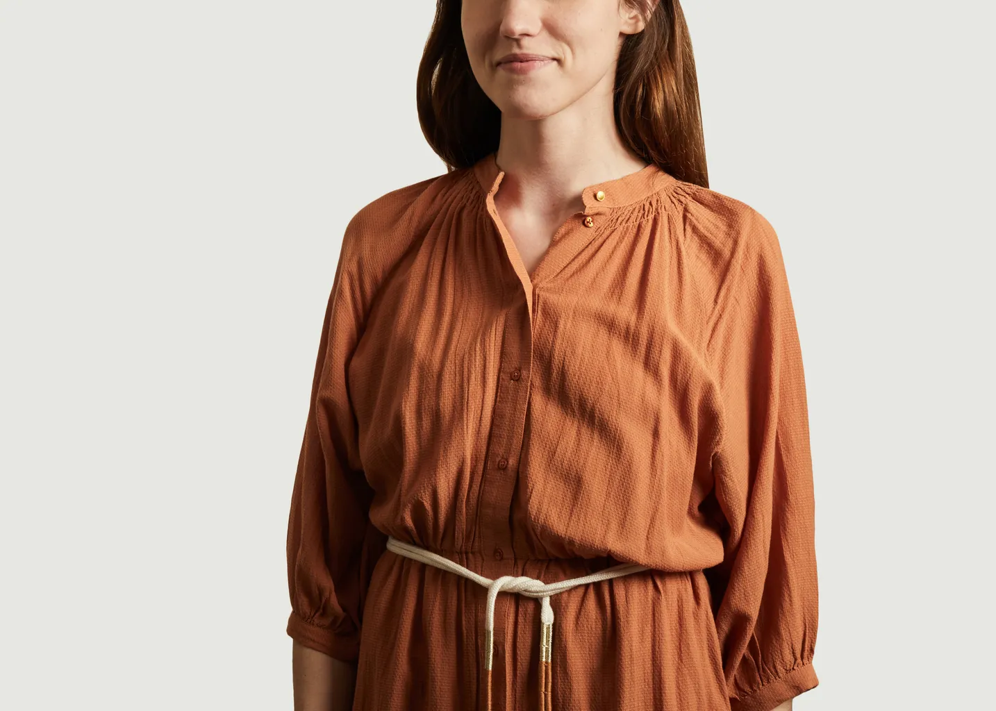 Robe midi ceinturée Cometa Sessun