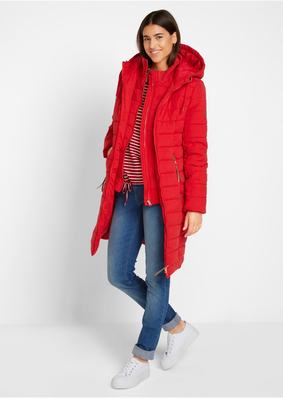 Manteau matelassé style 2 en 1