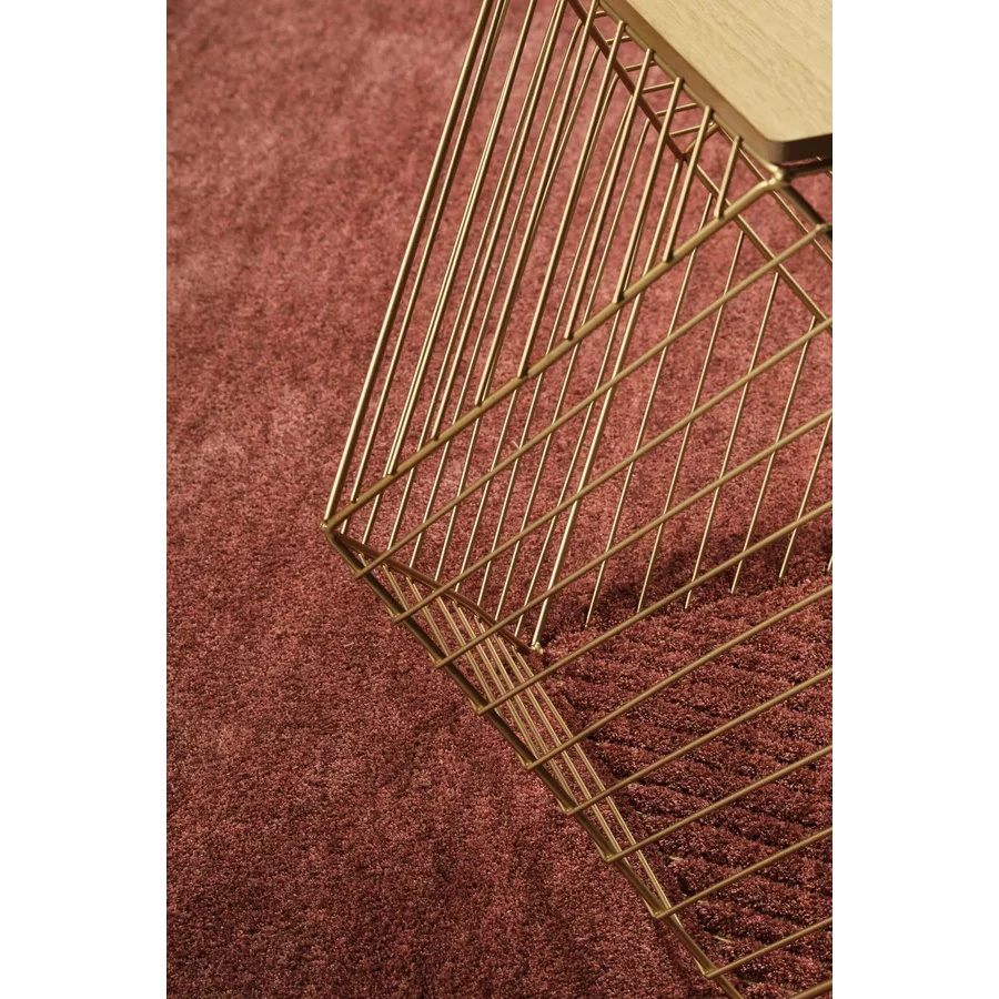 Esprit Hochflorteppich #loft rot-braun
