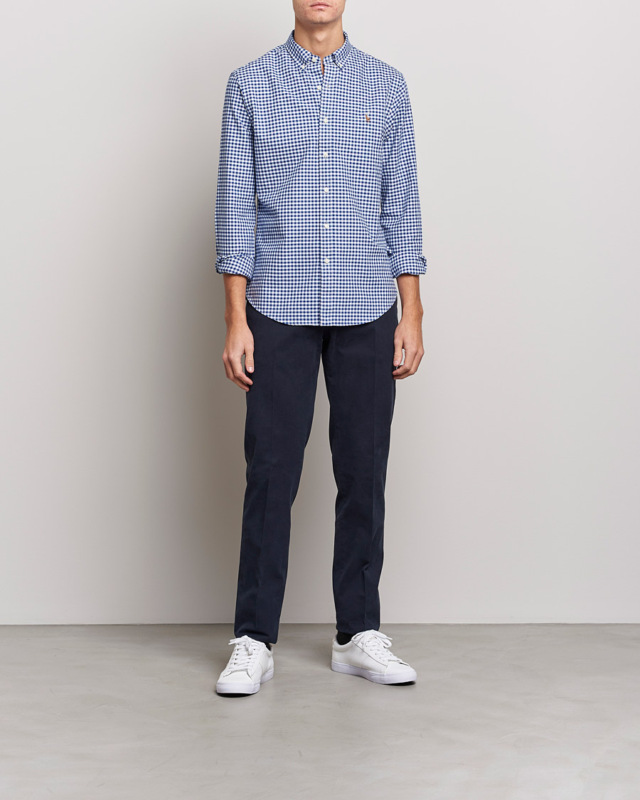 Polo Ralph Lauren Slim Fit Shirt Oxford Blue/White Gingham