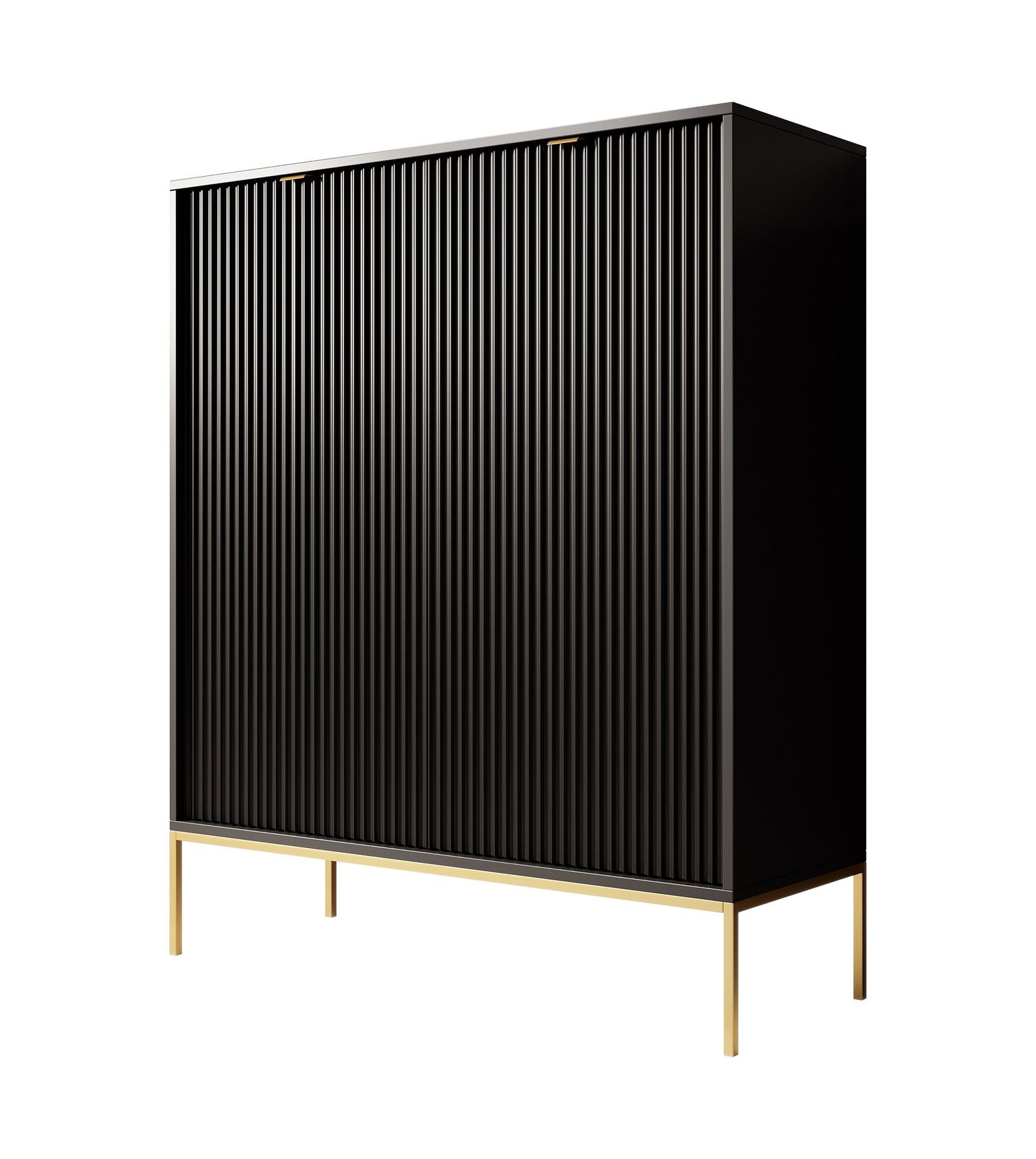 Navil 2 - Dressoir - Zwart - 104x39x125 cm
