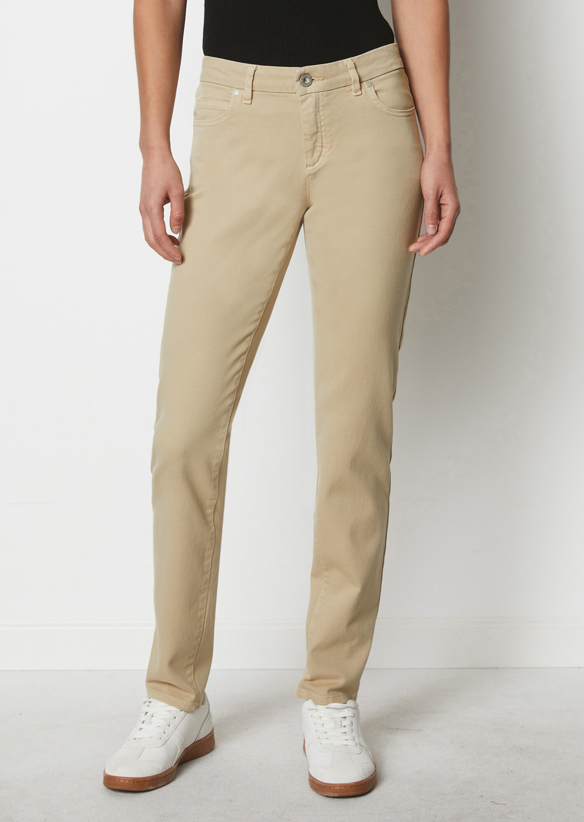 Hose Modell ALBY slimaus softem Stretch-Twill