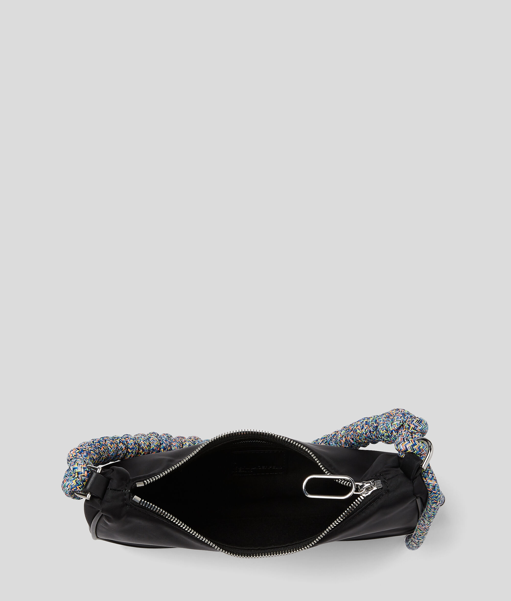 Petit sac porté épaule KLJ avec sangle tressée
