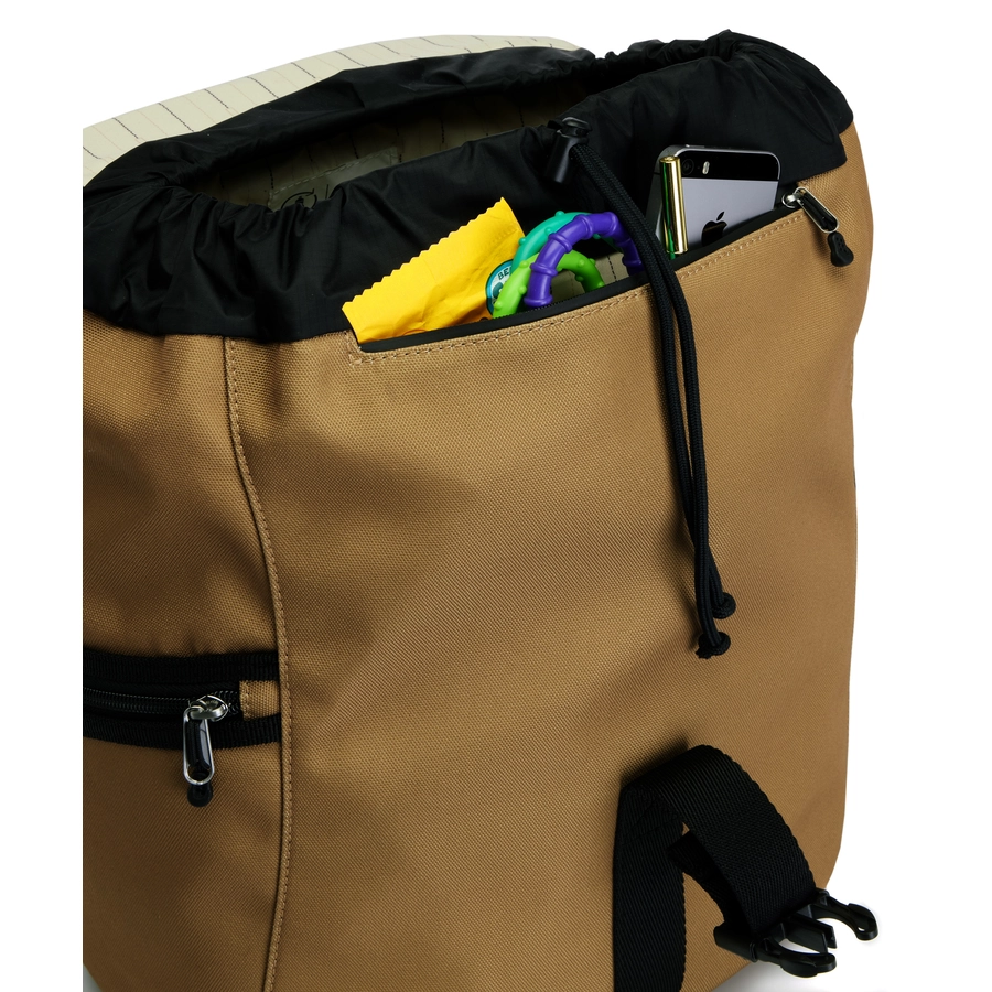 storksak Wickelrucksack ECO Toffee