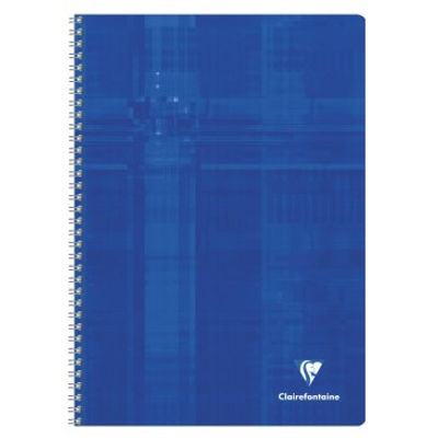 Clairefontaine - Cahier à spirale A4 (21x29,7 cm) - 100 pages - petits carreaux (5x5 mm) - disponible dans différentes couleurs