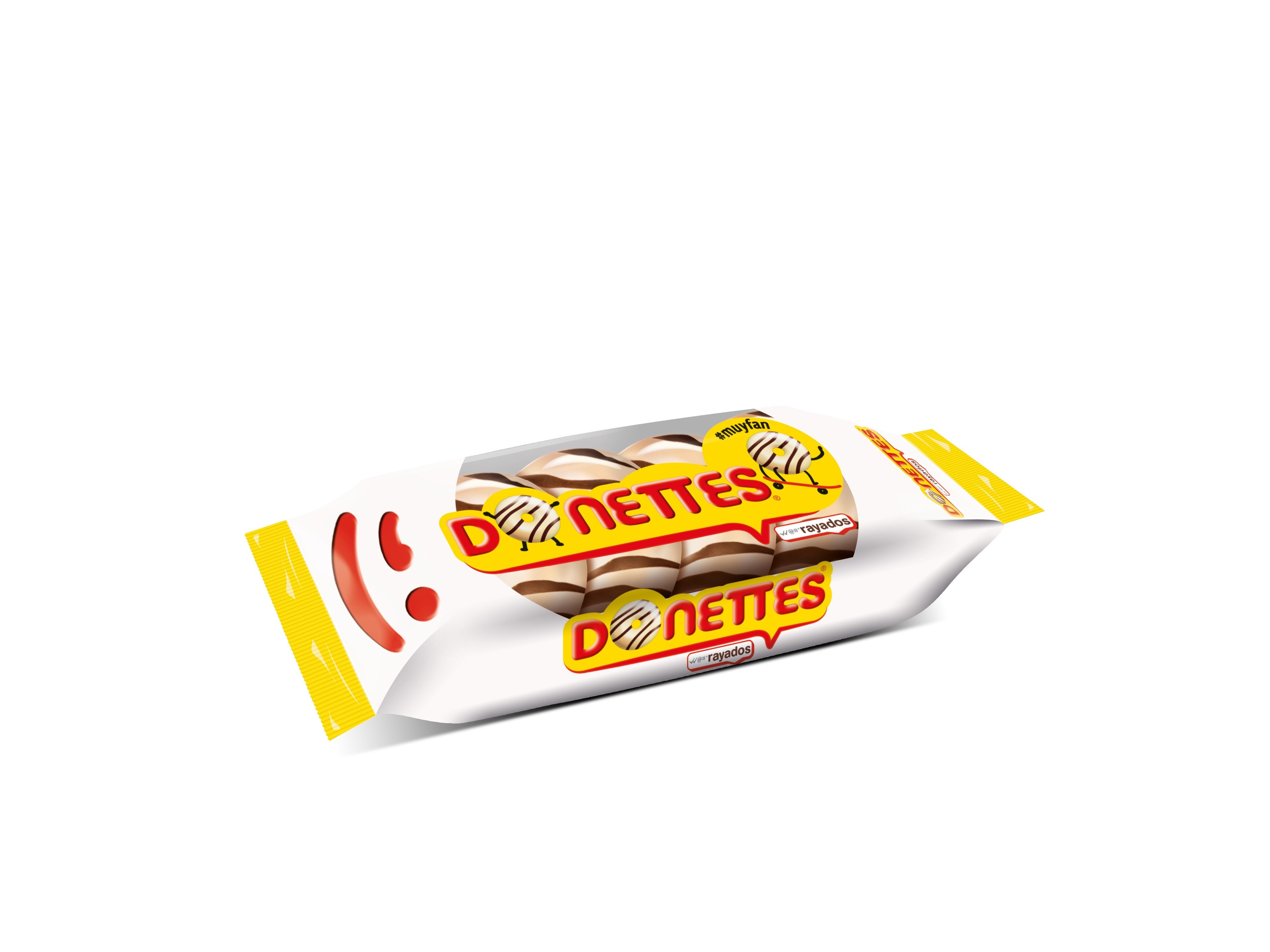 BOLO DONETTES RAYADOS 4 UN