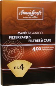 Simon Levelt Koffiefilters nr 4 40st