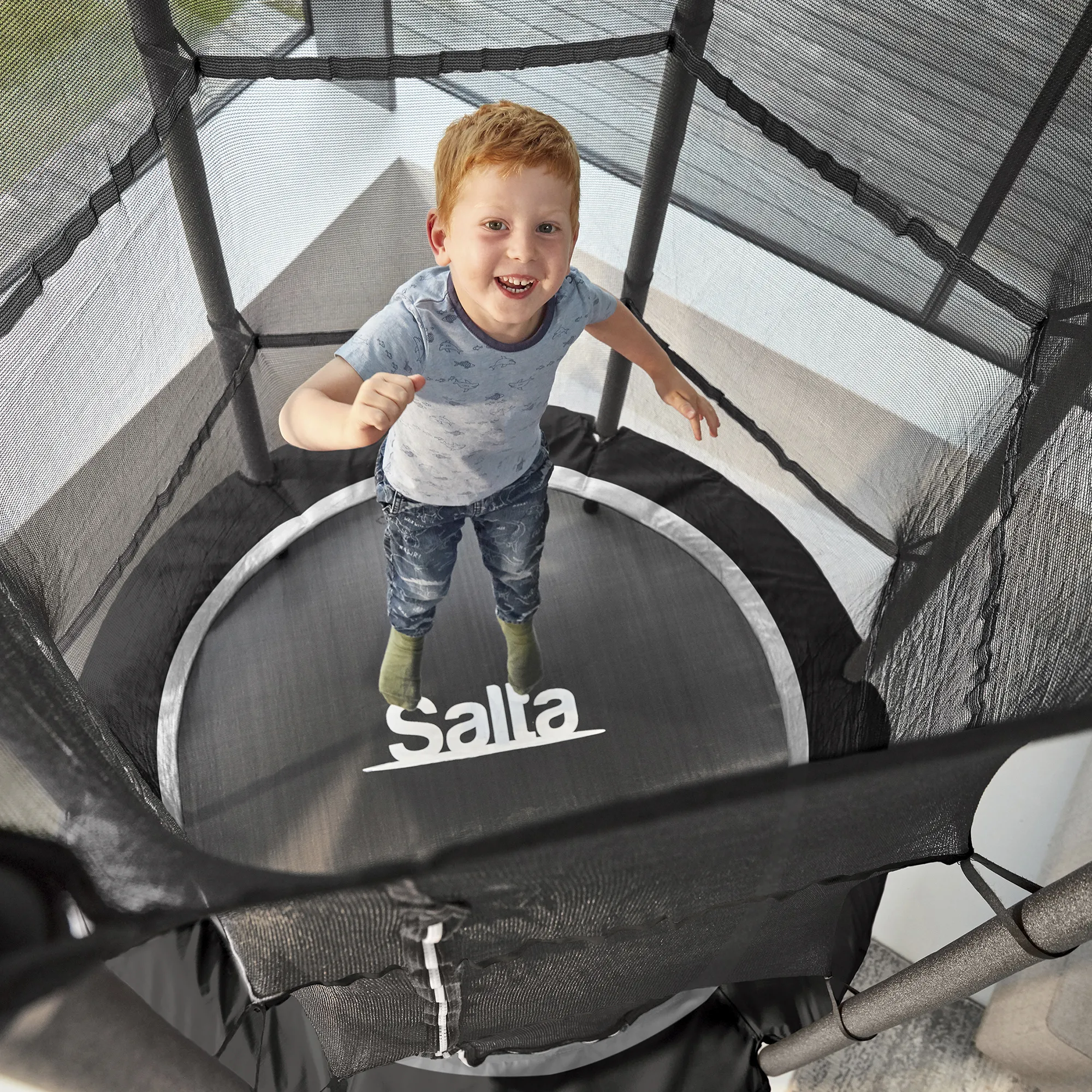 Salta Junior Trampolin m. sikkerhedsnet