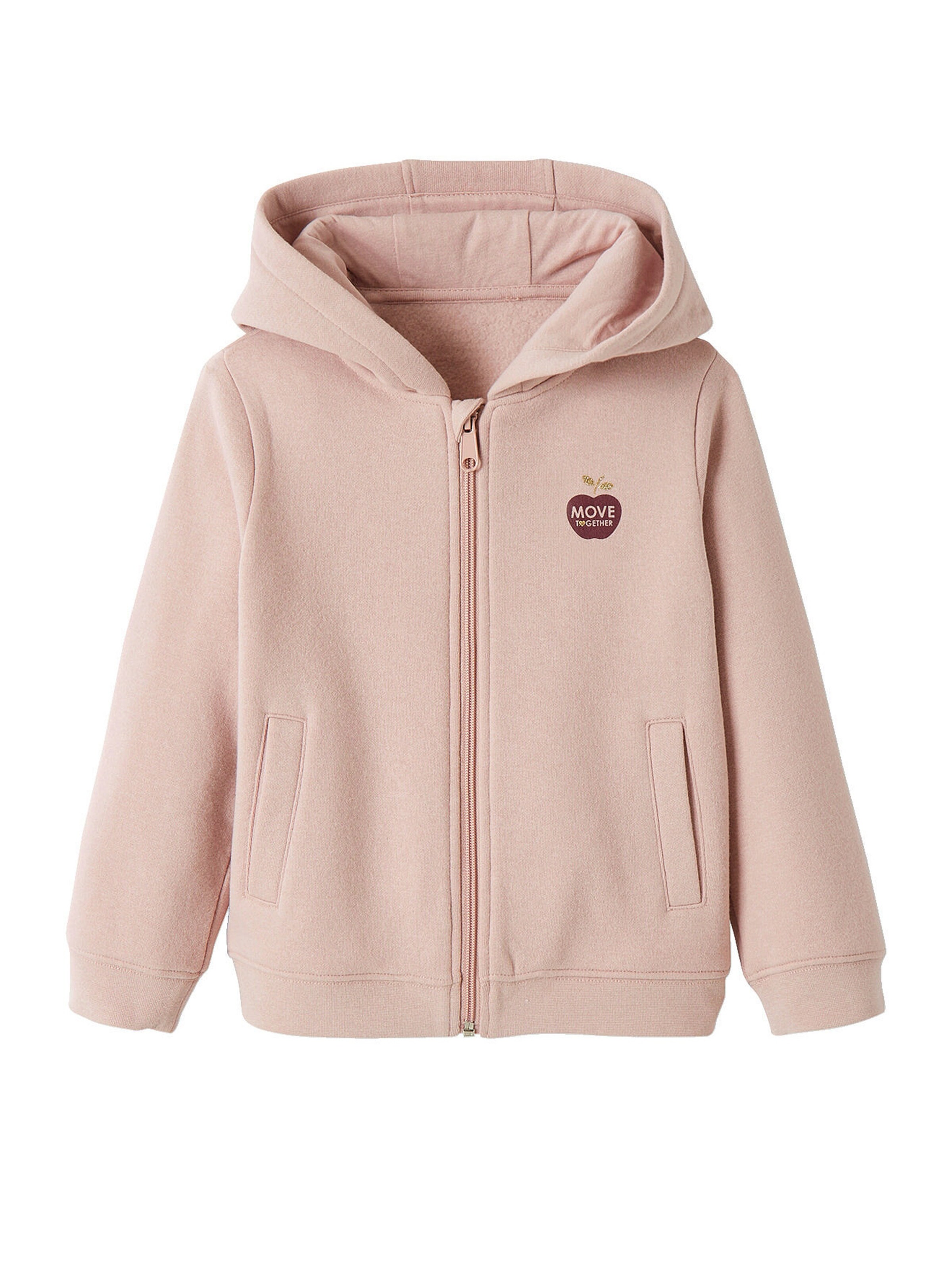 Vertbaudet Mädchen Kapuzensweatjacke, Sport BASIC rosa