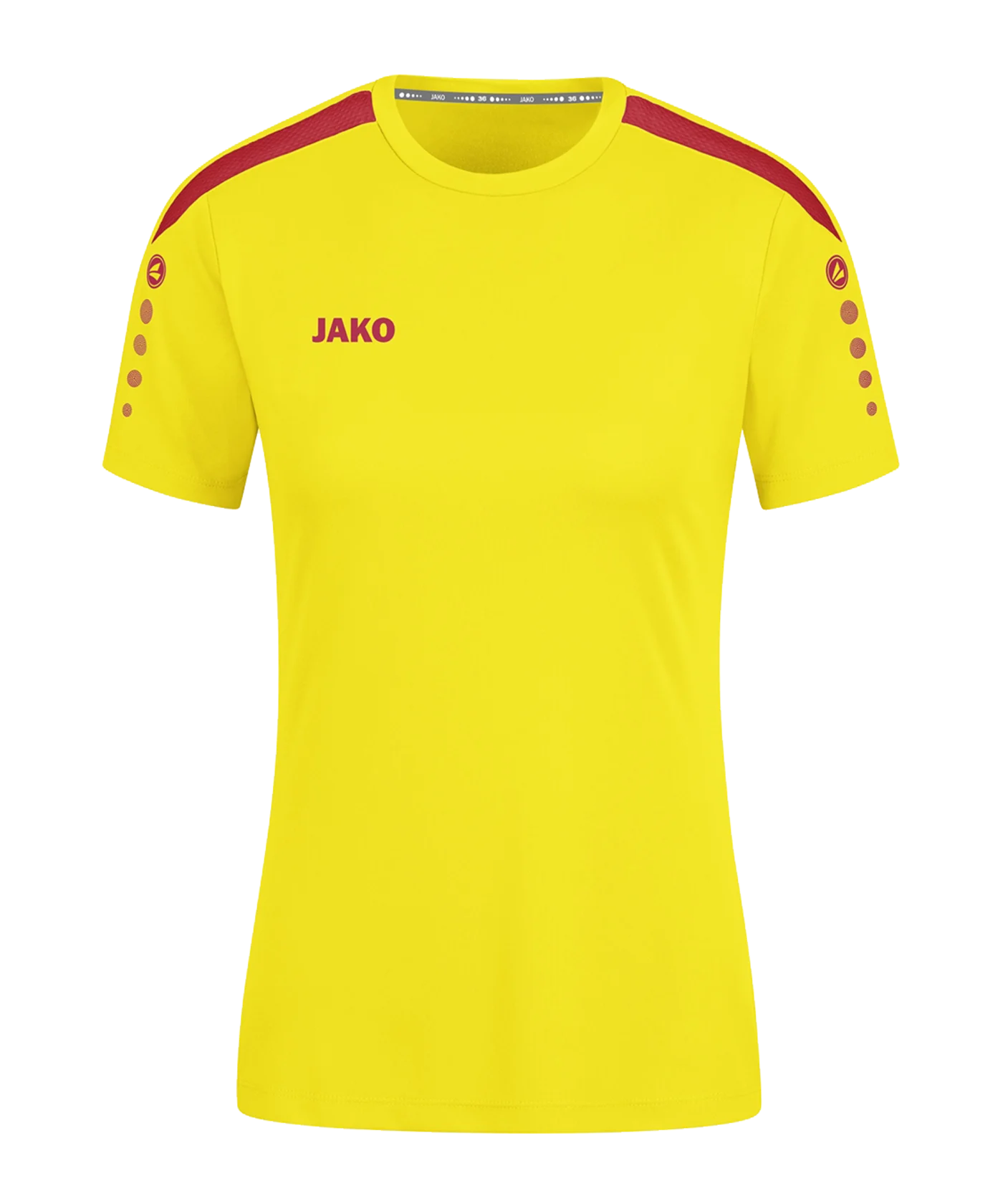JAKO Power Trikot Damen Gelb Rot F302