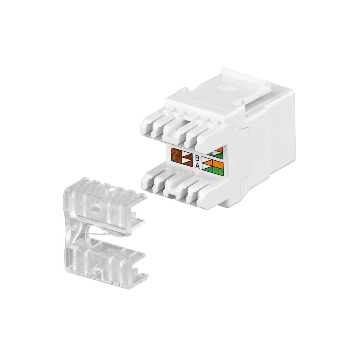 Goobay Keystone-modul RJ45 CAT 5e, UTP, 100 MHz