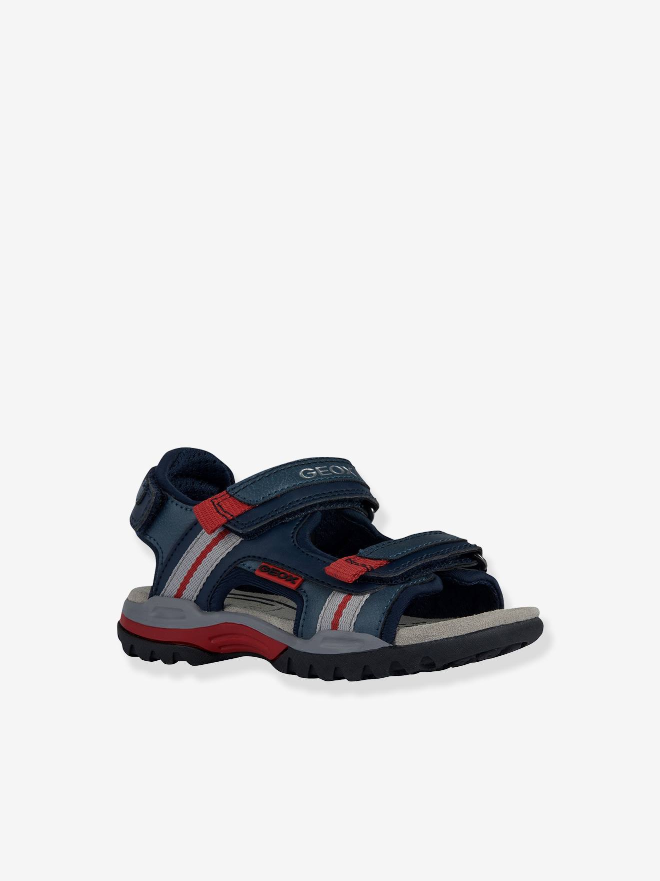 Sandálias infantis Geox® Borealis Boy A, vermelhas