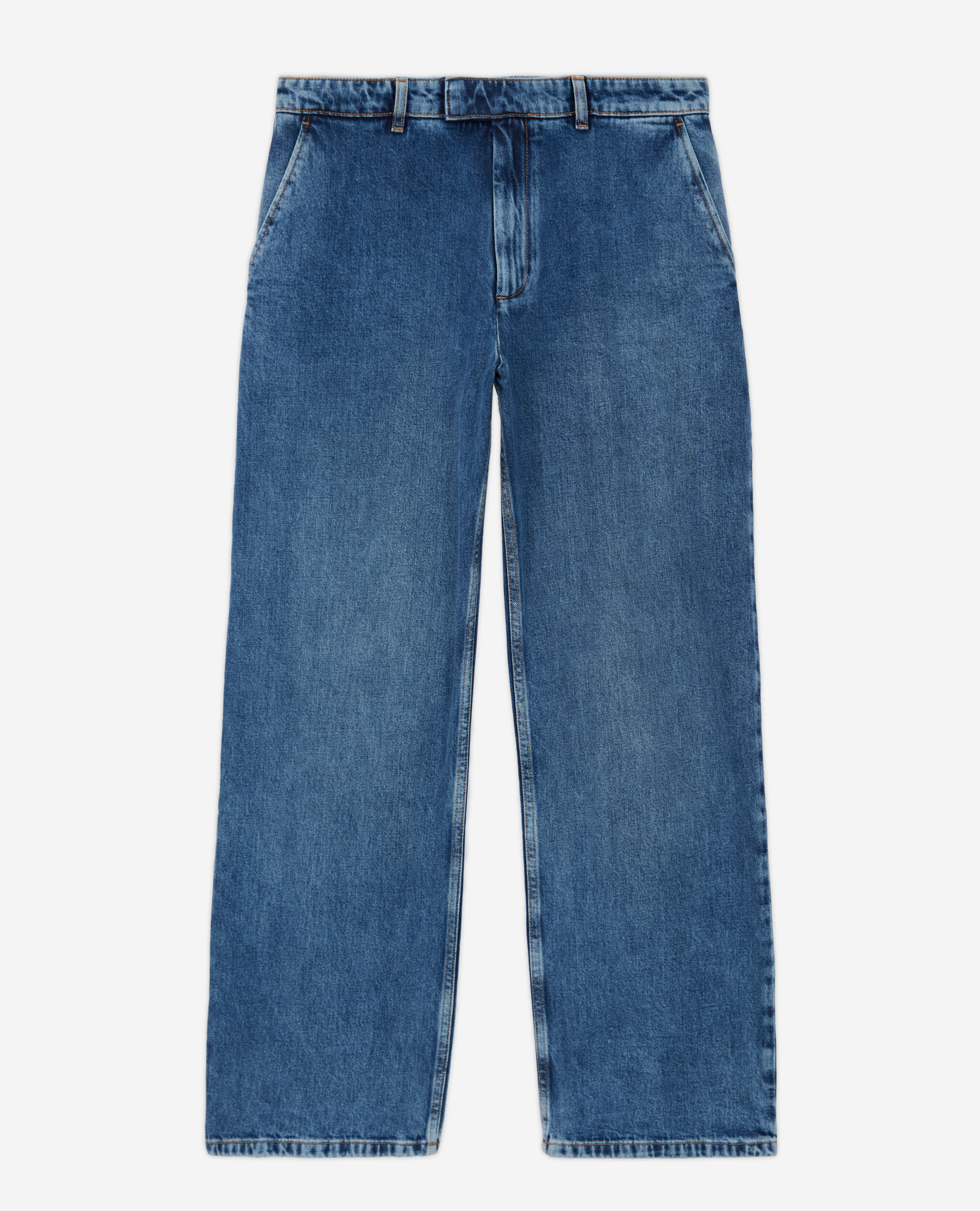 Jean large bleu