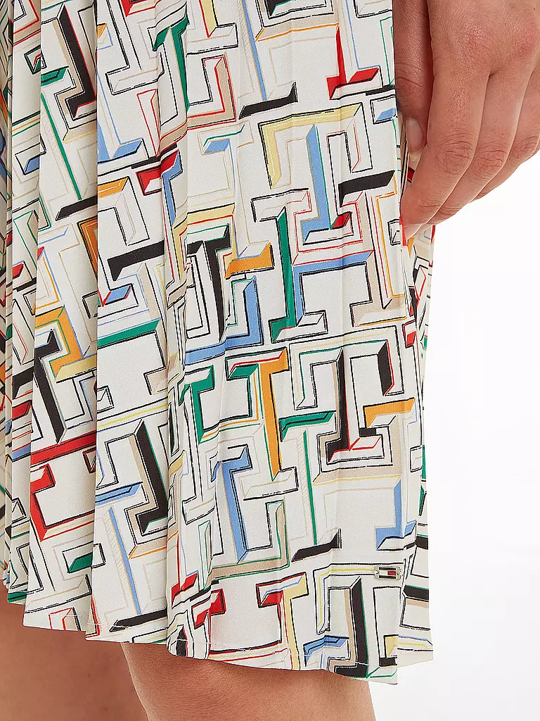 TOMMY HILFIGER Hemdblusenkleid weiss