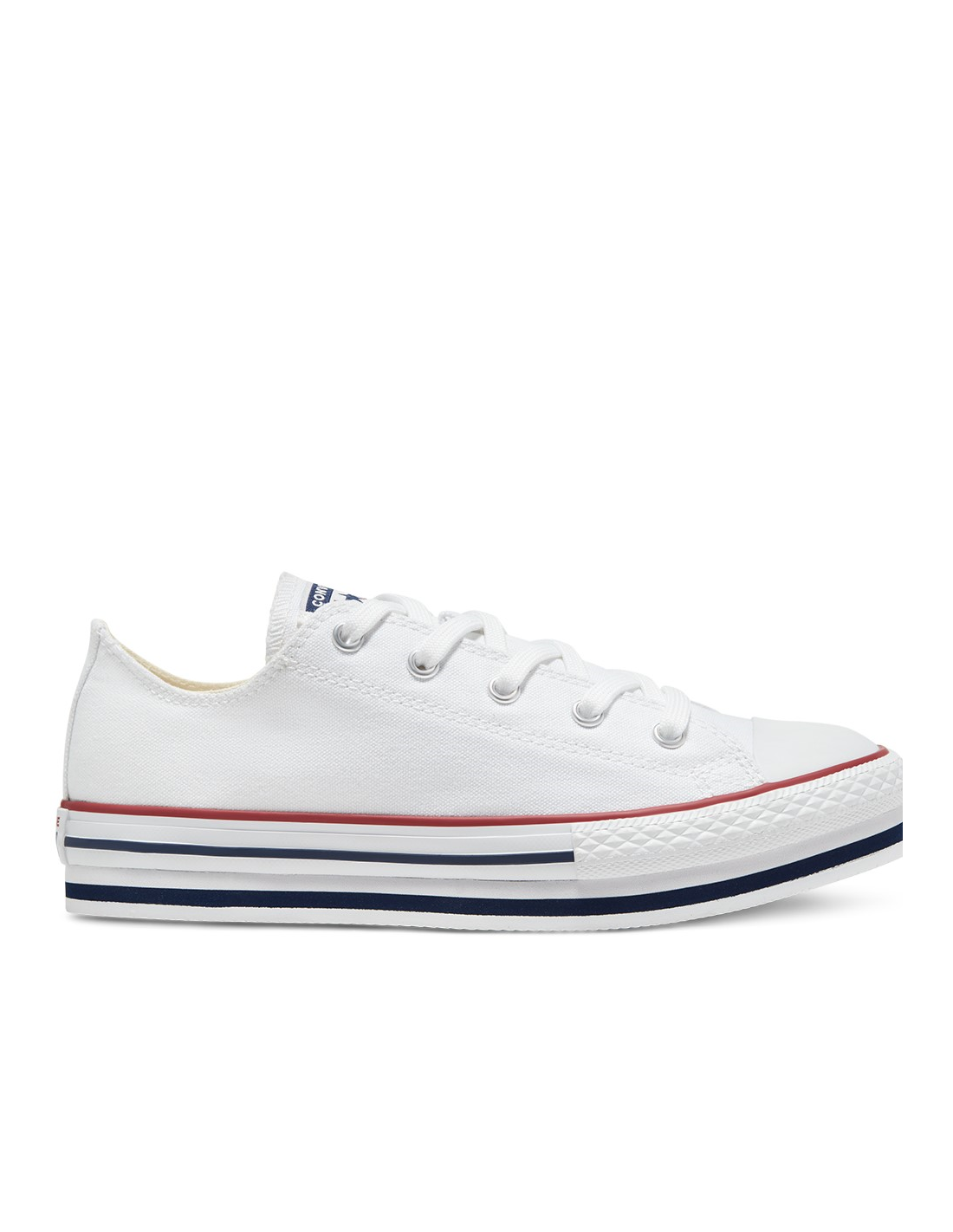 converse sneakers compensées basses enfant ctas platform eva ox blanc
