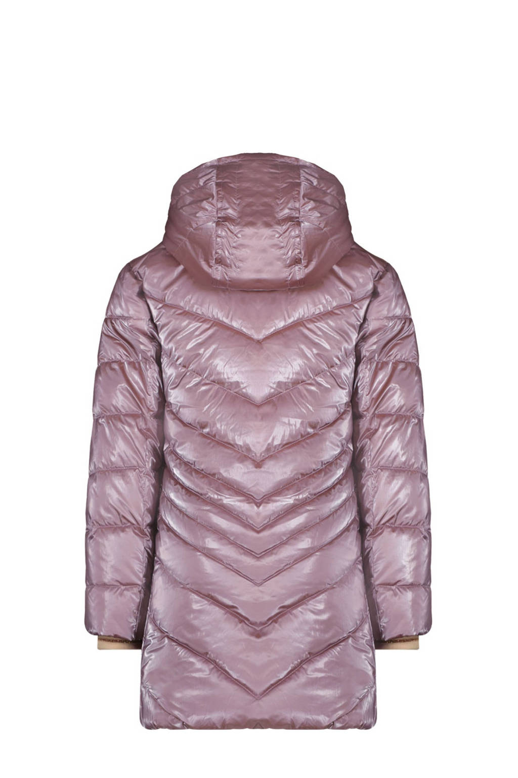 Like Flo quilted gewatteerde winterjas Alina metallic warm roze