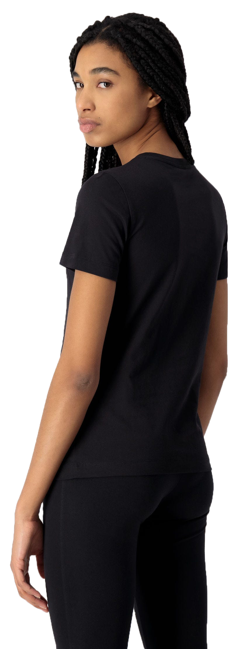 Crewneck T-Shirt Dame KK001/Black Beauty