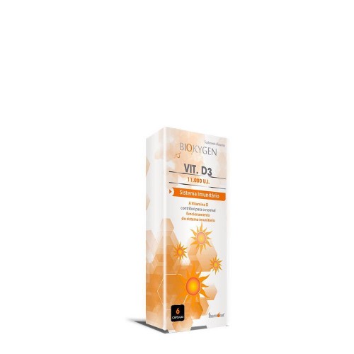 Biokygen Vitamina D3 6 Cápsulas