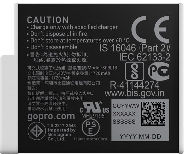 GoPro Enduro genopladeligt batteri